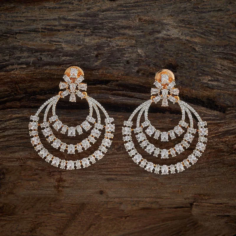 Women oversized earrings -Zircon Earring 181528