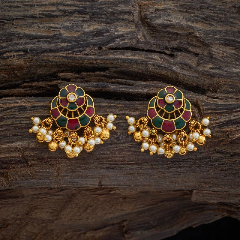 Women statement gemstone earrings -Antique Earring 172611