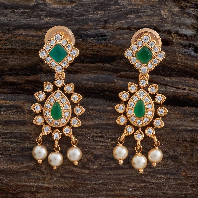 Women dangling gemstone earrings -Zircon Earring 180930