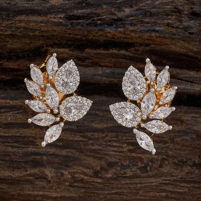 Women classic stud earrings -Zircon Earring 179896