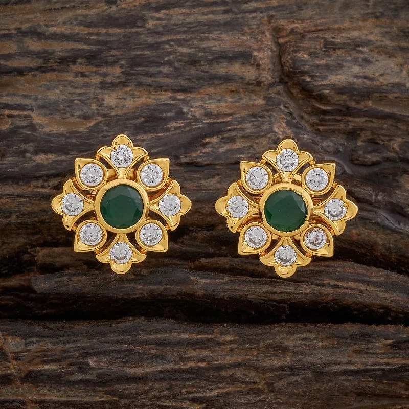 Women gold-plated earrings -Silver Temple Earring 179735