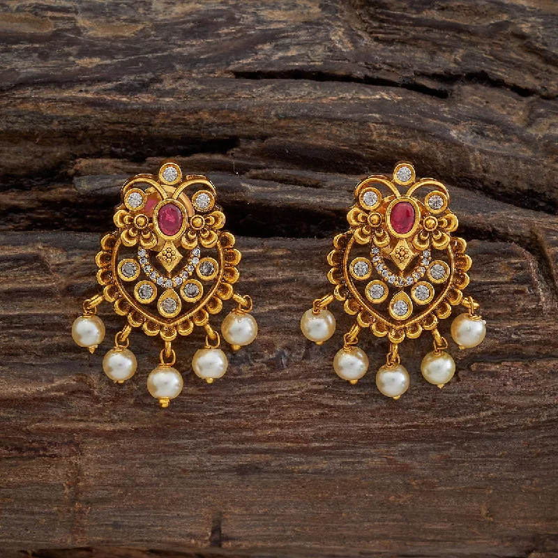 Women oval earrings -Antique Earring 172664