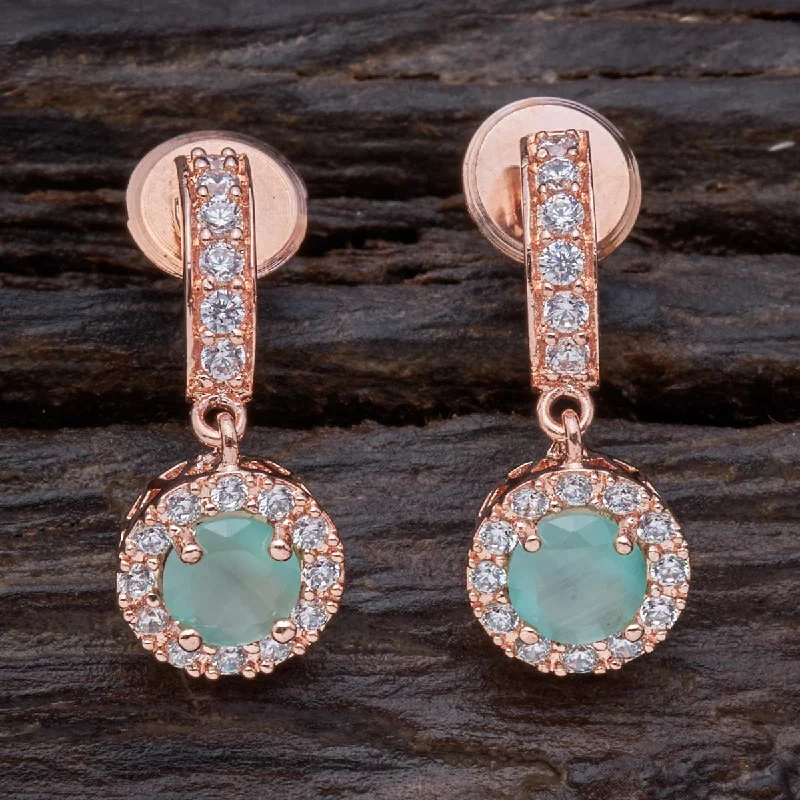 Women personalized stud earrings -Zircon Earring 139775