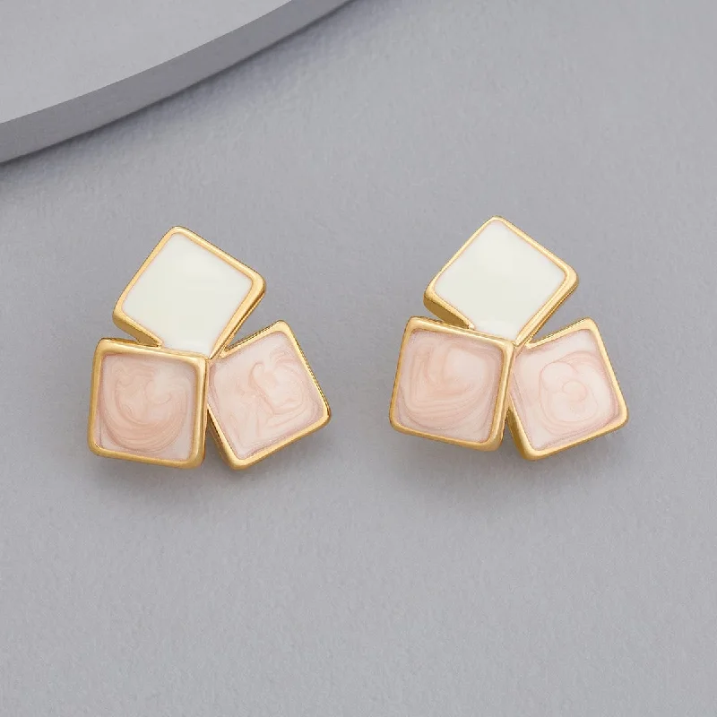 Women gemstone stud earrings -Trendy Earring 175580