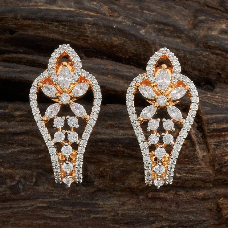 Women drop diamond earrings -Zircon Earring 160378