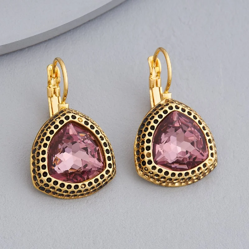 Women gold stud earrings -Trendy Earring 175480