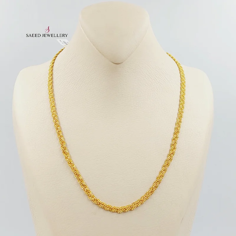 Women luxury chain necklaces -Fancy Flat Necklace