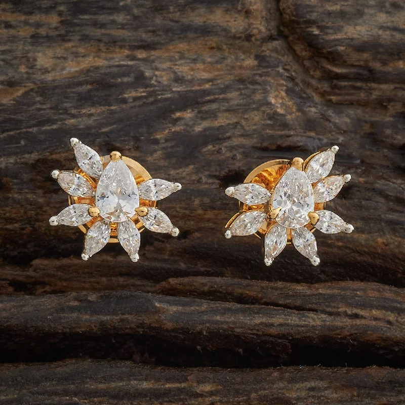 Women minimalist earrings -Zircon Earring 179944