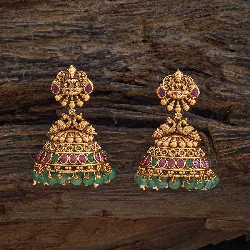 Women drop diamond earrings -Antique Earring 181466