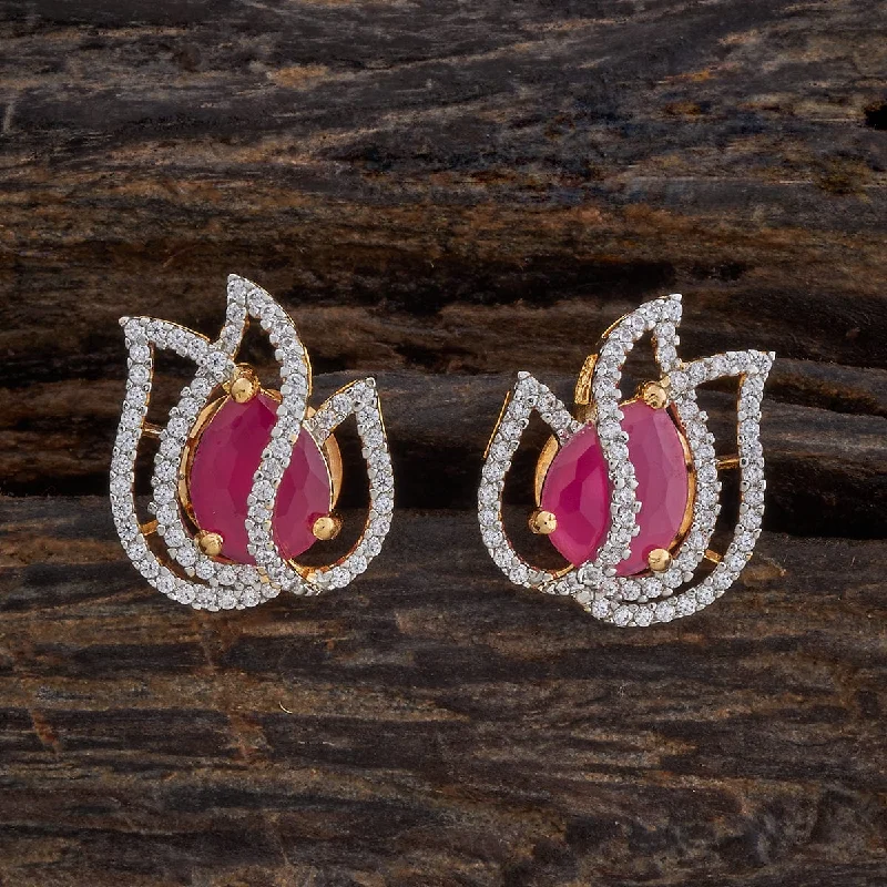 Women drop diamond earrings -Zircon Earring 177509