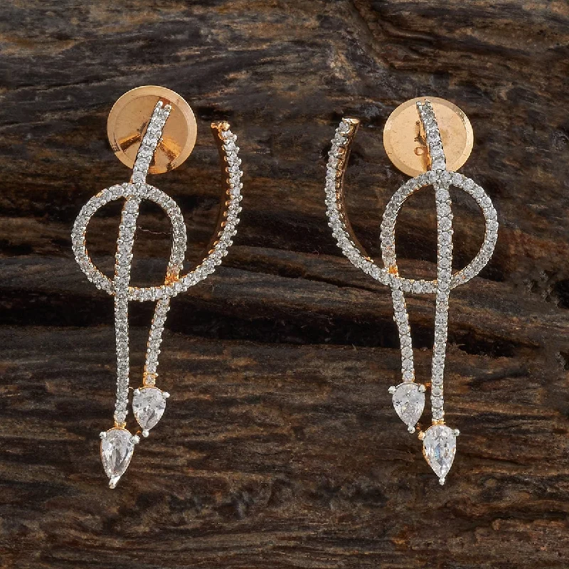 Women round earrings -Zircon Earring 181527