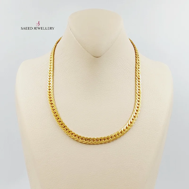 Women geometric necklaces -Flat Snake Necklace