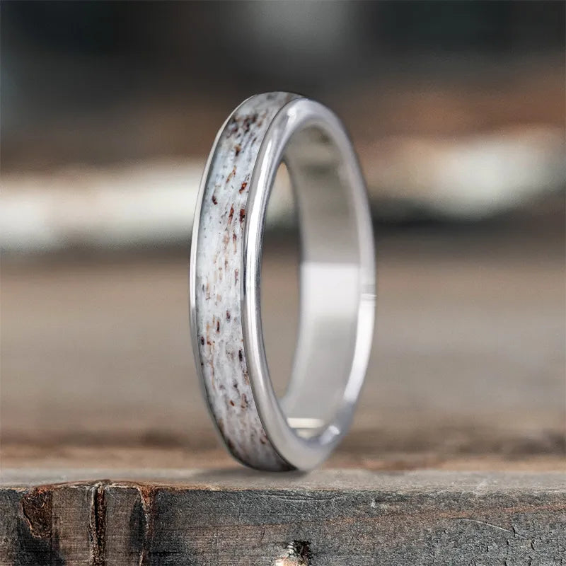 Women silver stacking rings -Custom Design - Ladies Single Inlay Ring qq1b-ImVicl3rZzYz5Tu_txy