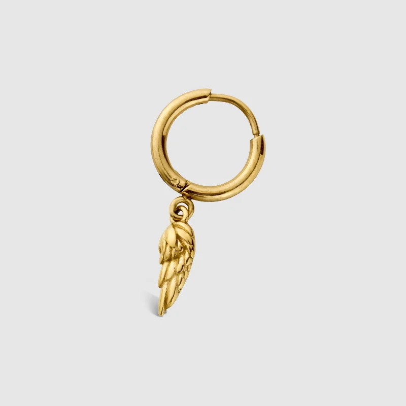 Women stackable earrings -Wing Earring (Gold)