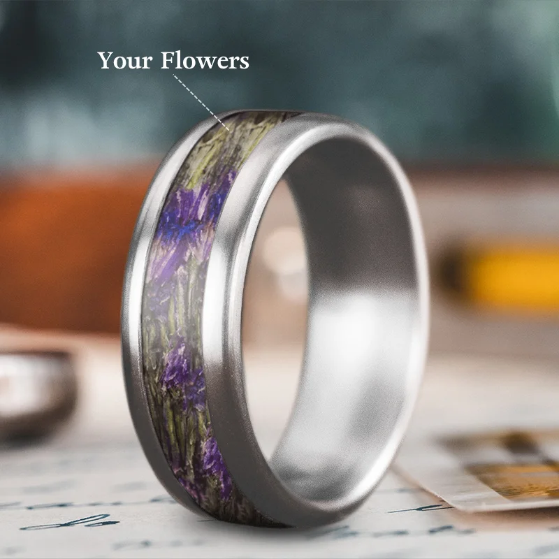 Women floral rings -Custom Design - Single Inlay hu0b9m0ASBSOHX-uXppuZsfq