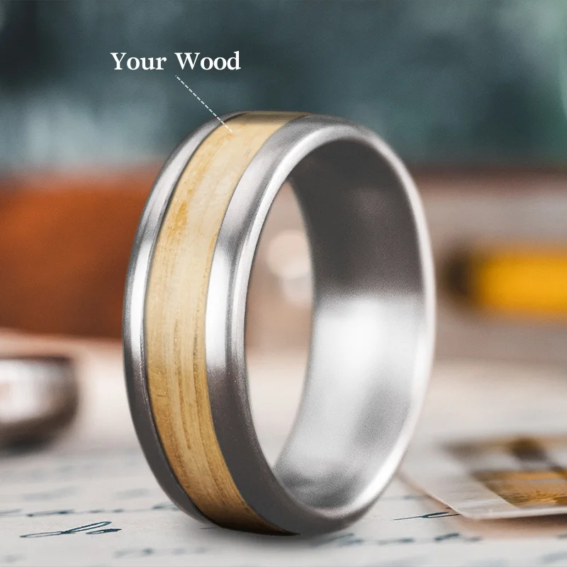 Affordable rings for women -Custom Design - Single Inlay Ring 6SDHI2cDeTpRx0VTRXWEMOto