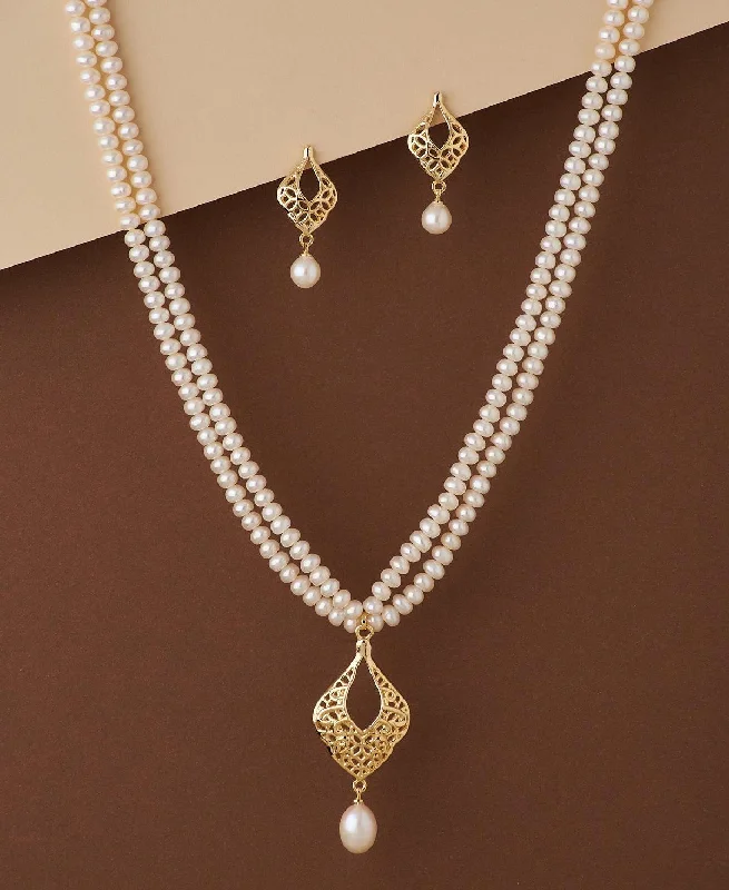 Women luxury chain necklaces -Trendy Pearl Necklace Set