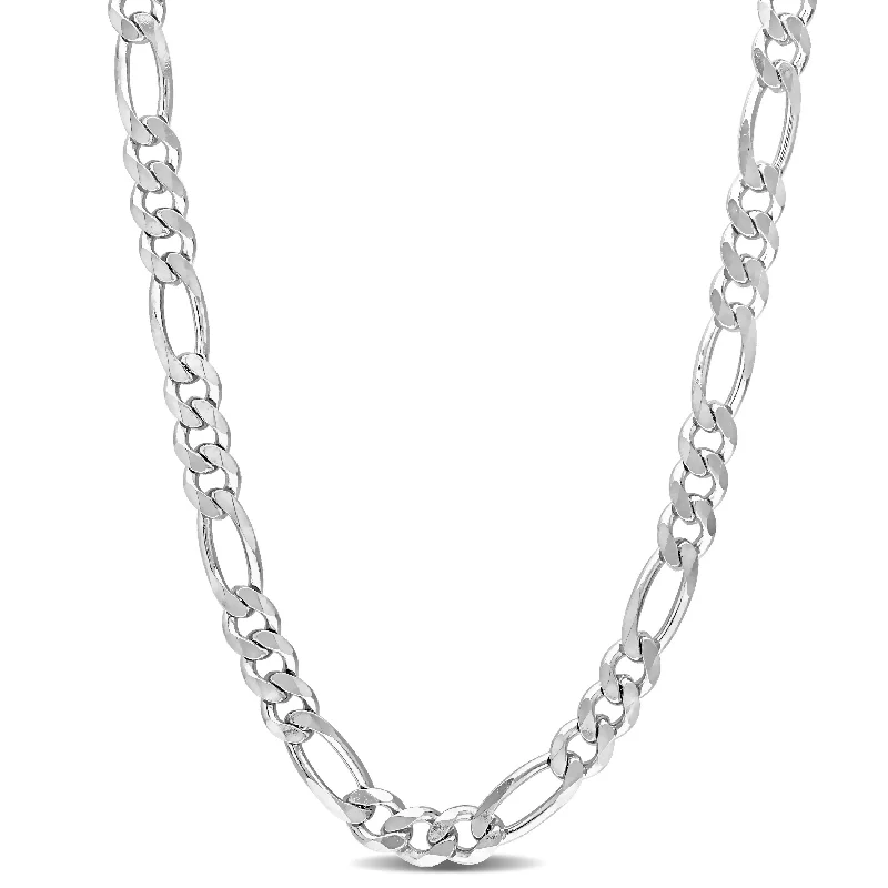 Women double-strand necklaces -Miadora Sterling Silver Figaro Necklace