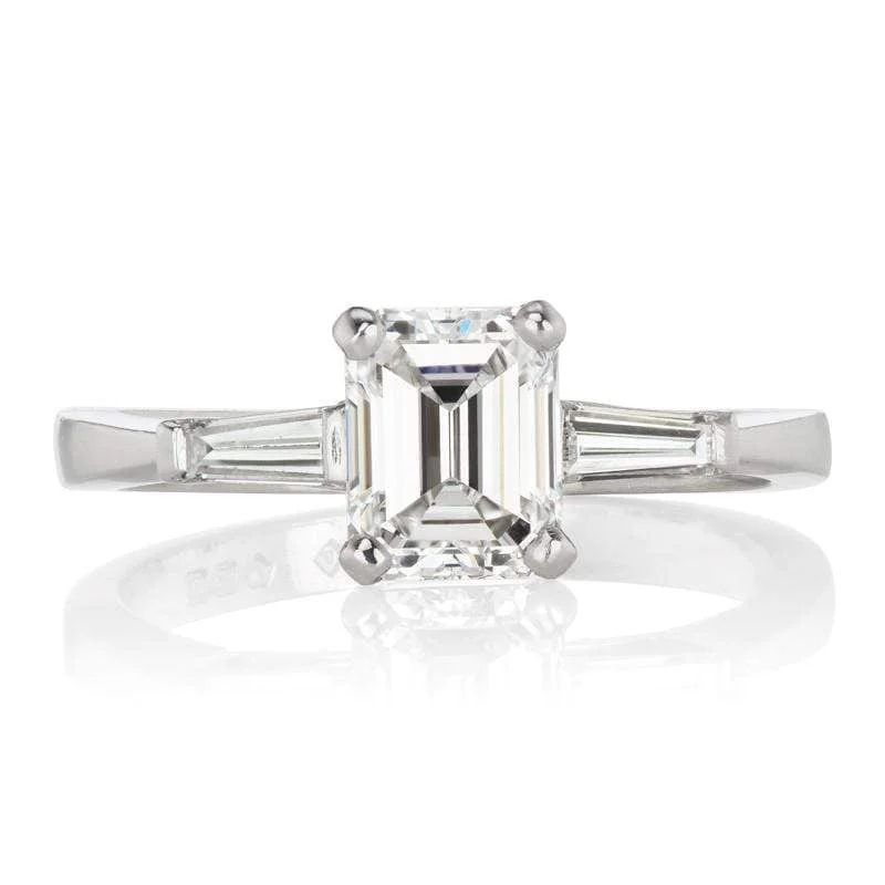 Women solitaire diamond rings -Ingrid