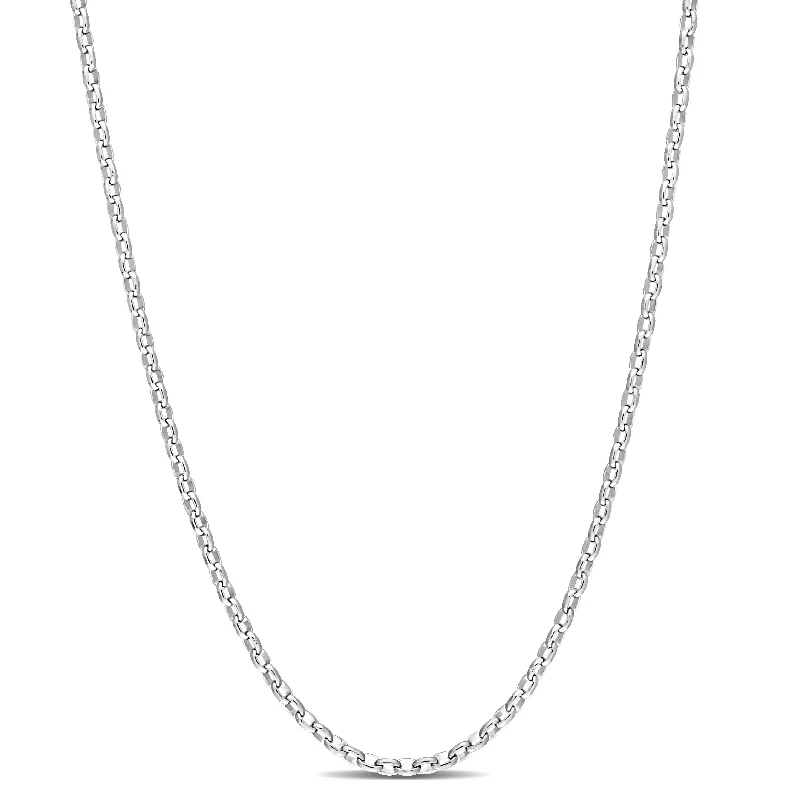 Women minimalist necklaces -Miadora Sterling Silver Unisex Rolo Necklace