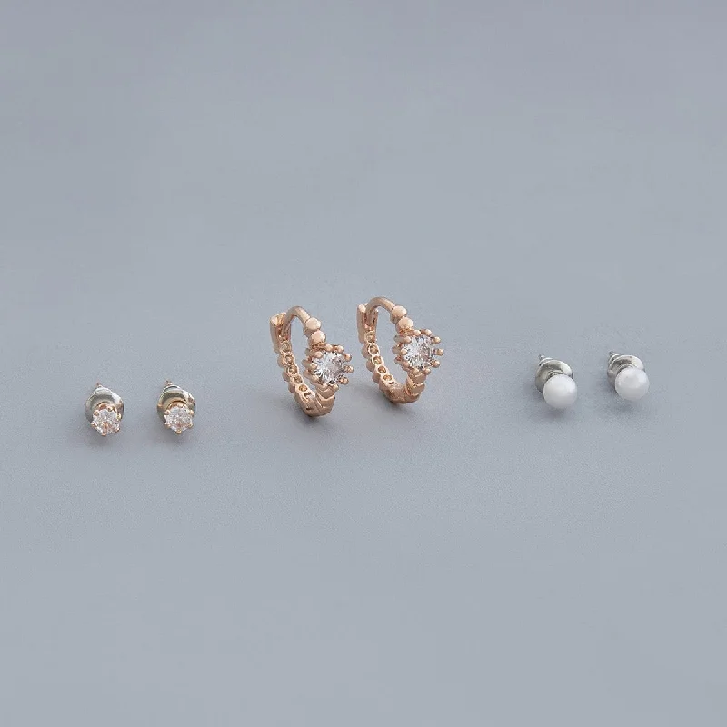 Women pearl earrings -Trendy Earring 163321