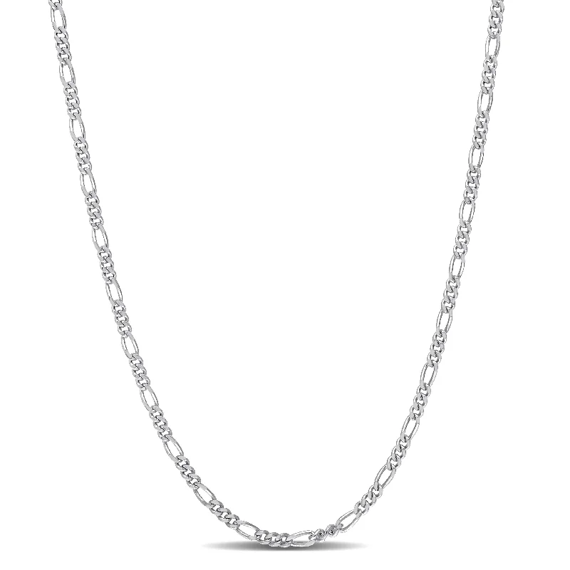 Women heart-shaped necklaces -Miadora Sterling Silver Rope Chain Necklace